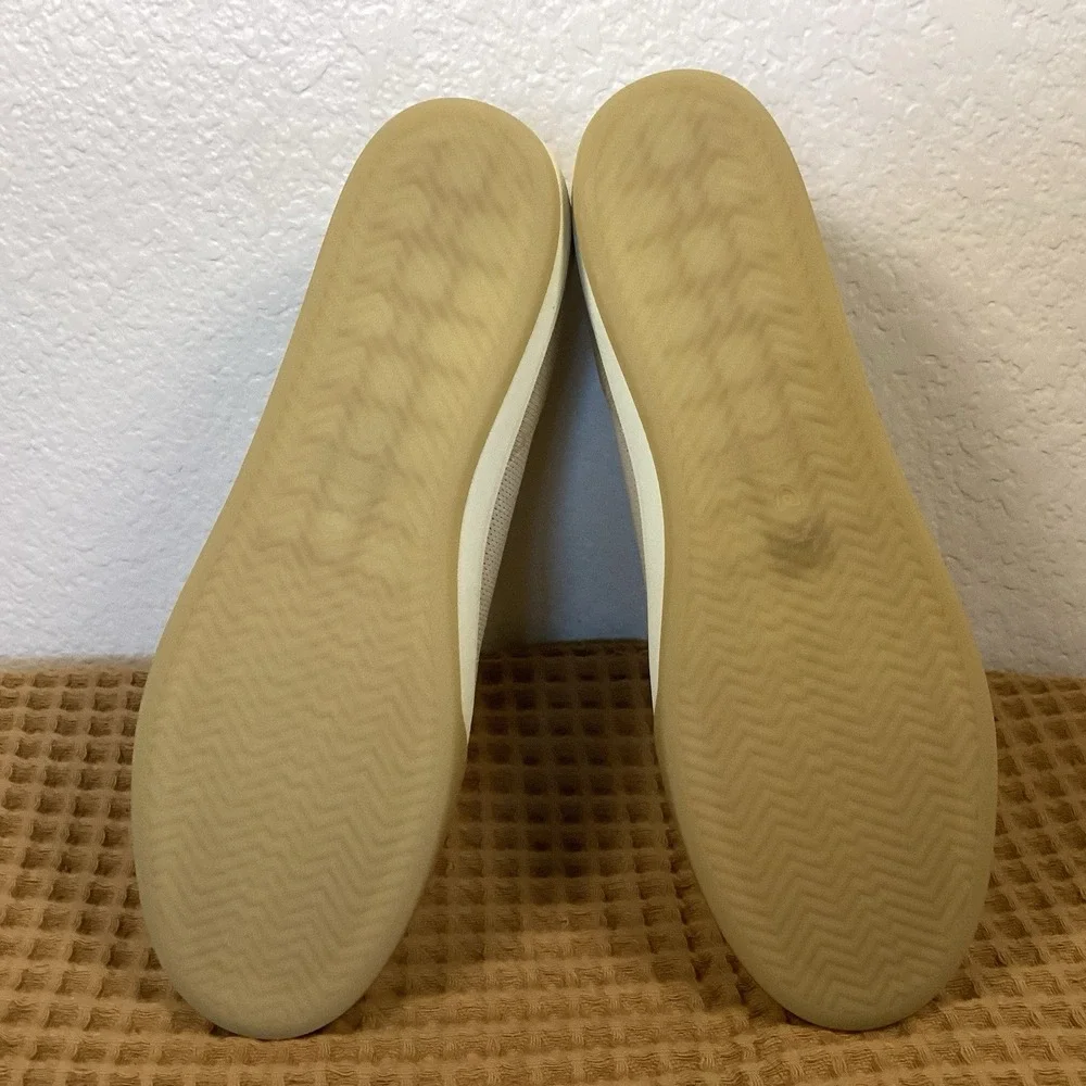Rothy's Mens 11.5 Women's 13 The Lace Up Sneaker Bone Textile Low Casual Shoes